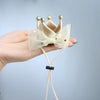 Baby Hair Crown Bow Headbad - Gold