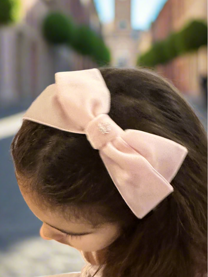 “Miya” Velvet Bow Girl”s Hairband