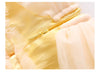 "Belle" Girl's Yellow Tulle with Pearls Dress