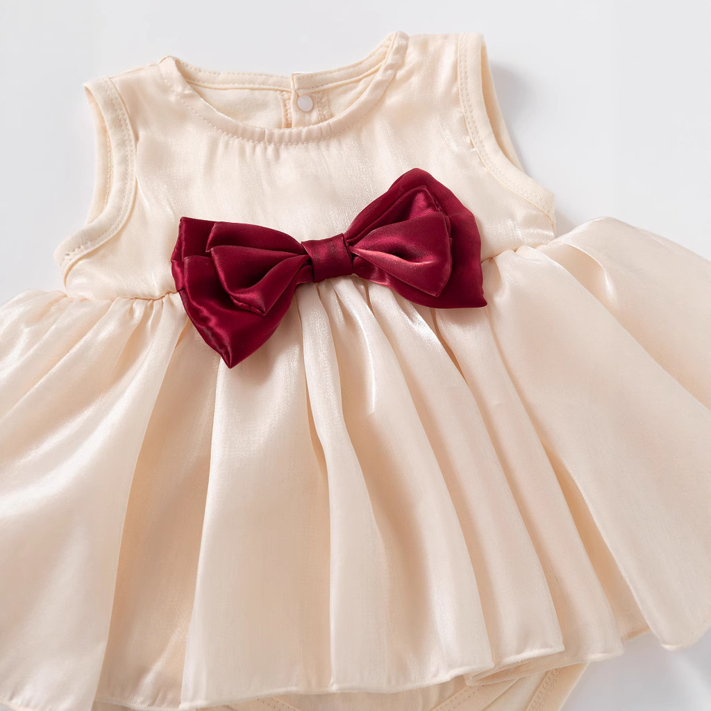 “Daiane” Baby Satin Romper