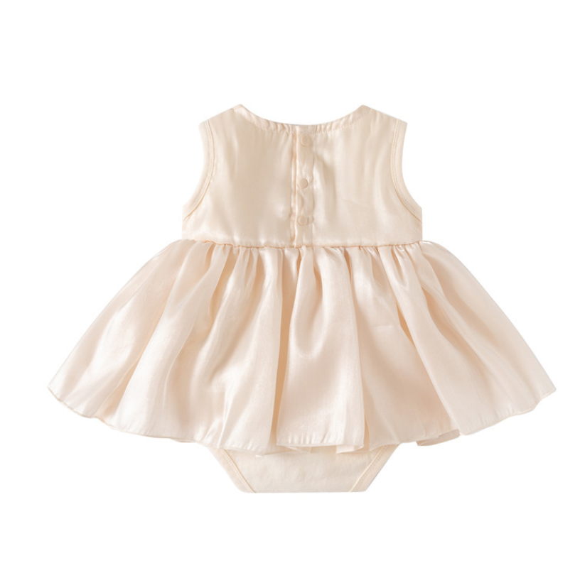 “Daiane” Baby Satin Romper