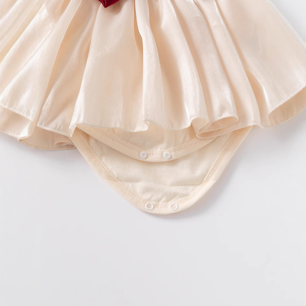 “Daiane” Baby Satin Romper