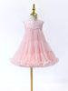 "Juliana" Girl's Ruffle Tulle Dress - Pink