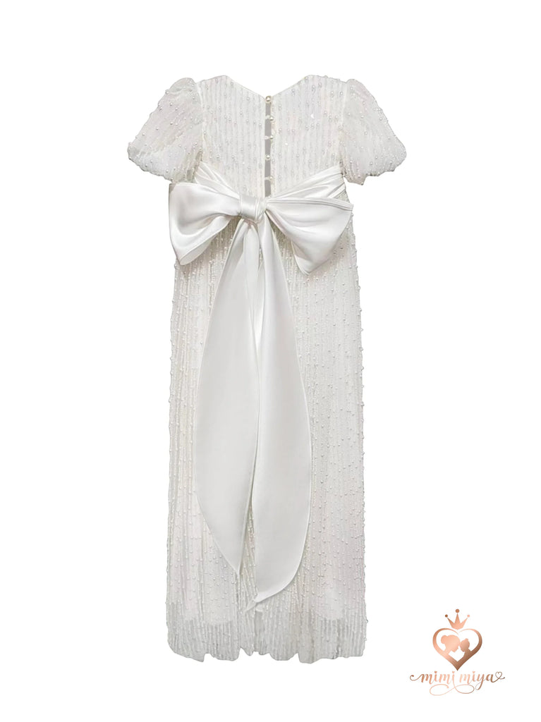 ’Anja’ Girl’s Pearl Christening Gown