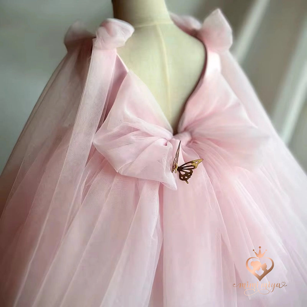 “Julieta” 3D Flower Beaded Girl’s Dress